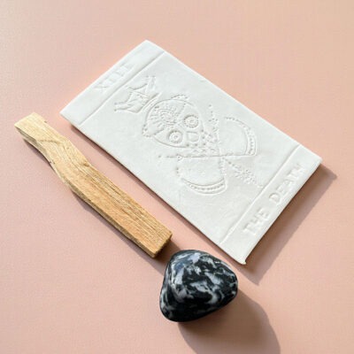 kit de defumação a morte com merlinite surya cristais