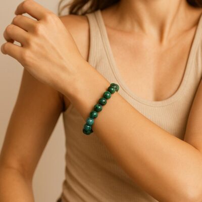 pulseira de crisocola surya cristais