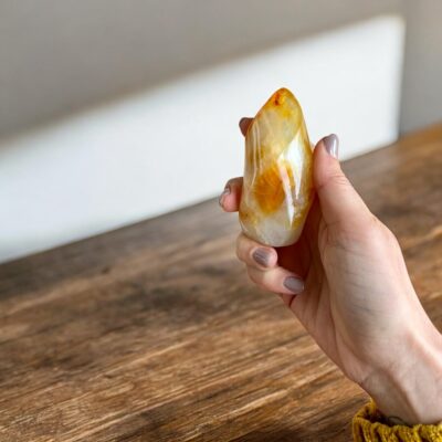 chama de cornalina surya cristais