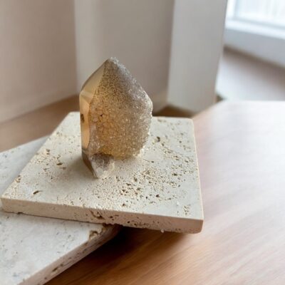 ponta de ágata cristalizada surya cristais