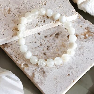 pulseira de pedra da lua surya cristais