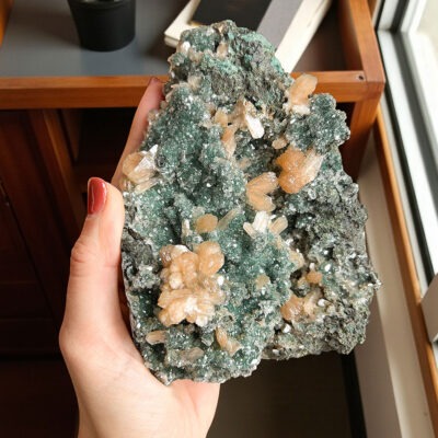 calcedonia verde surya cristais