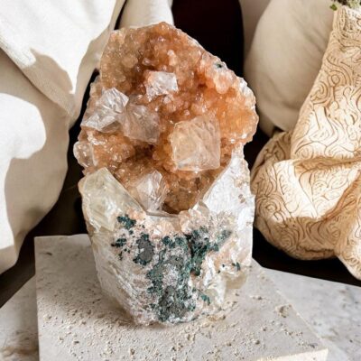 catedral de apofilite e estilbite surya cristais