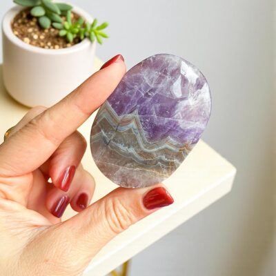 ametista e agata palm stone surya cristais