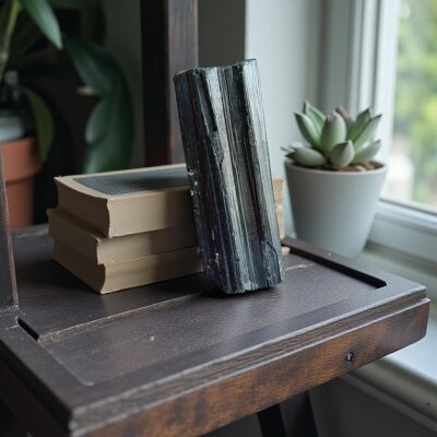 turmalina negra em bruto surya cristais