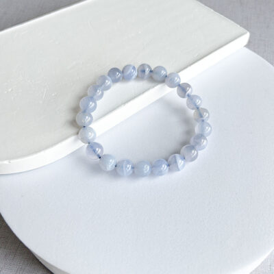 pulseira ágata azul rendada surya cristais