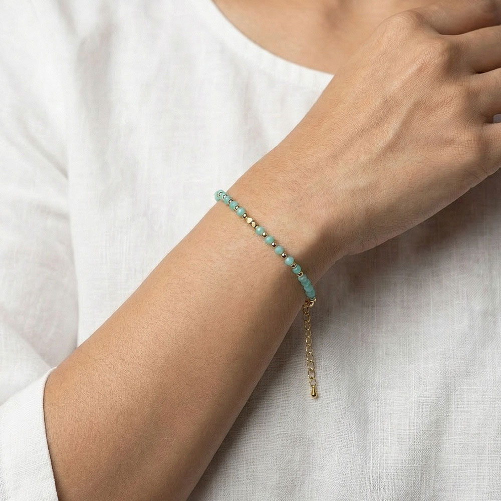 pulseira-de-amazonite-jing-suryacristais pulseira delicada de amazonite surya cristais