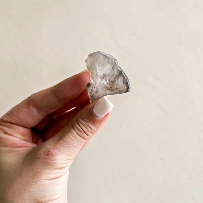 quartzo fumado biterminado natural surya cristais
