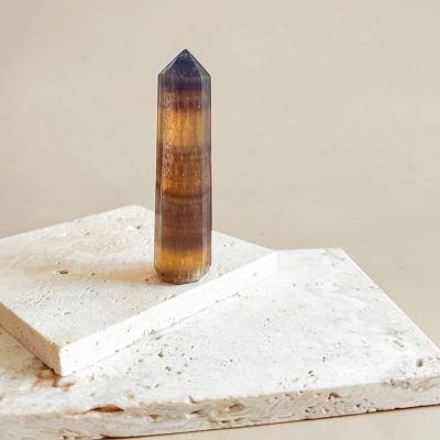 ponta de fluorite amarela surya cristais