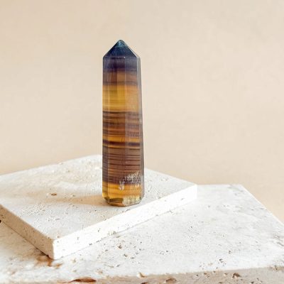 ponta de fluorite amarela surya cristais
